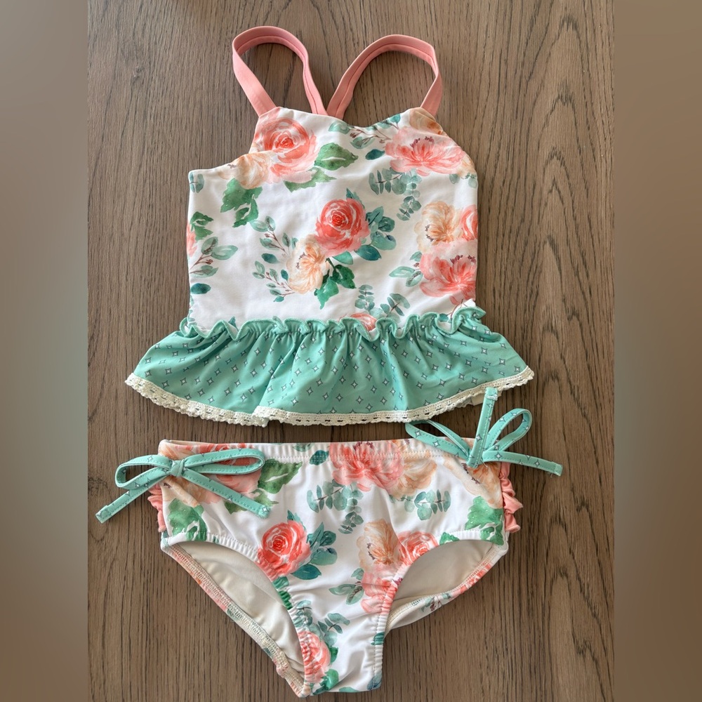 Toddler Cheeky Plum Two Piece Swimsuit